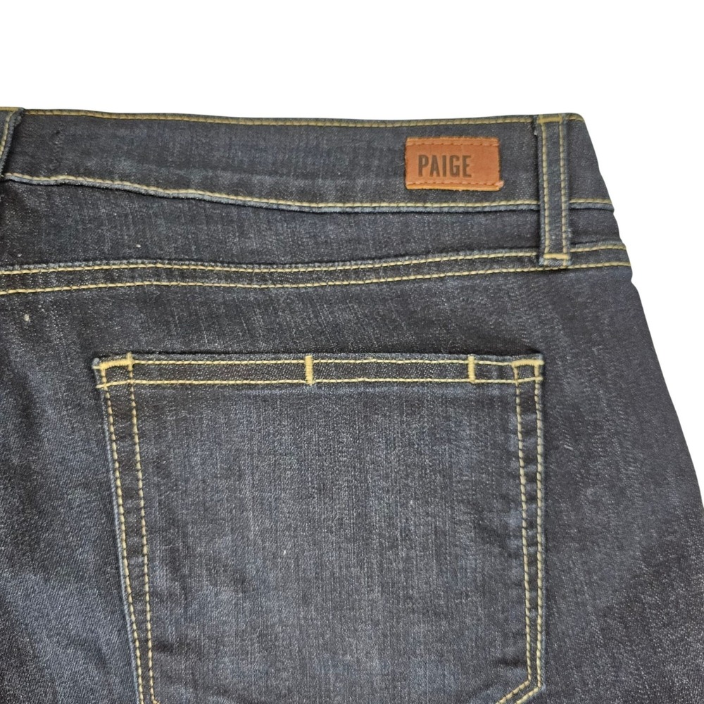 Womens 31 Dark Washed Denim Jean Hot Pants Mom Summer Casual Above Knee Shorts - Picture 6 of 9